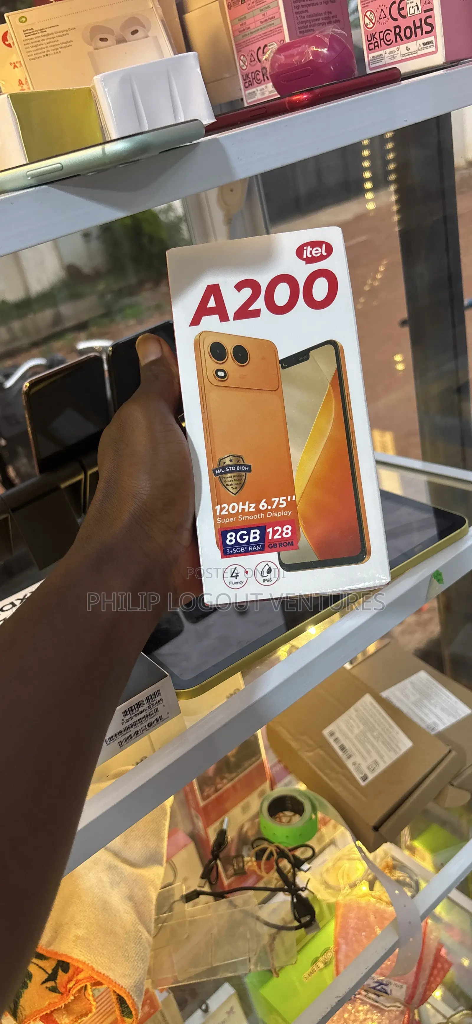 New Itel A200+ 128 GB Gold