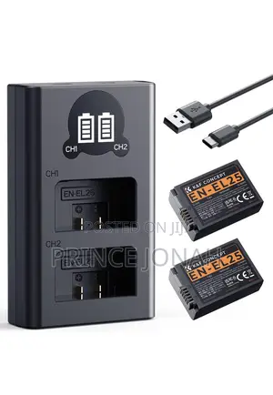 K F Concept En-el25 2-pack En-el25a Battery Charger Nikon Z50ii