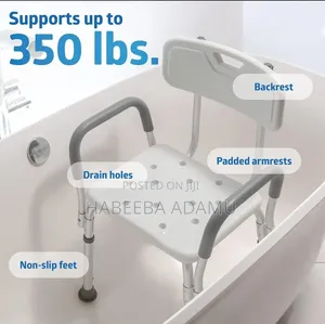 Shower Chair With Arms and Back