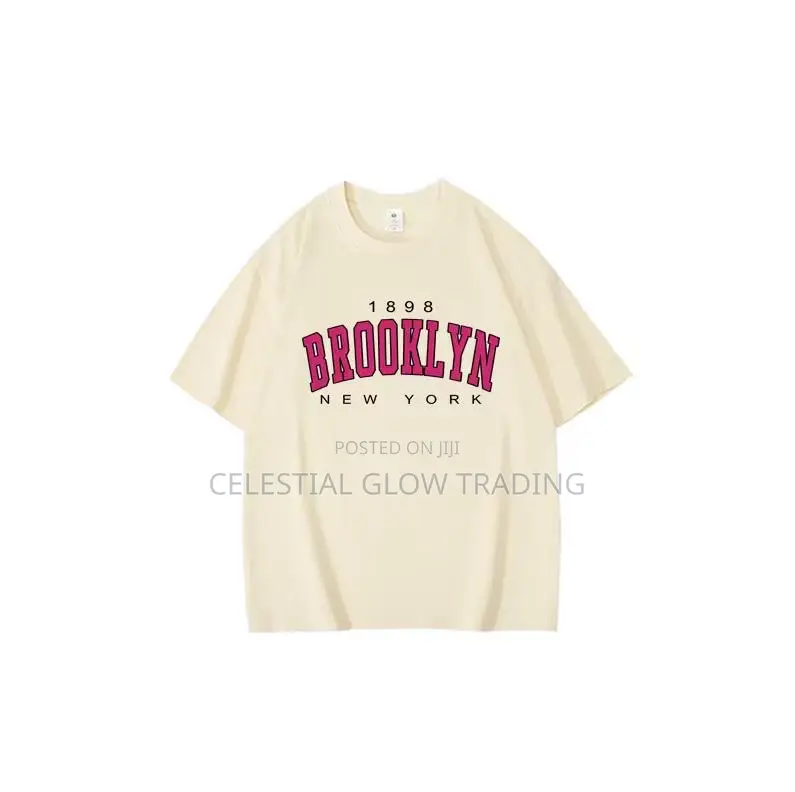 Brooklyn New York Oversized T-Shirt | Premium Cotton Unisex Casual Tee
