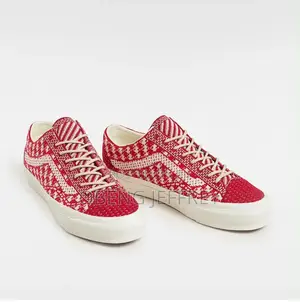 Original Vans Old Skool 36 Premium Red/White
