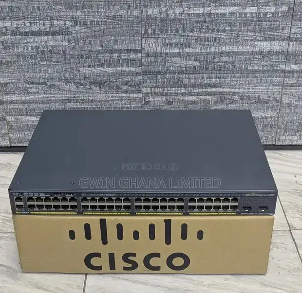 Refurbished Cisco Ws-C2960x-48lpd-L, 48x1ge Poe/2x10ge Sfp+/370w Poe.