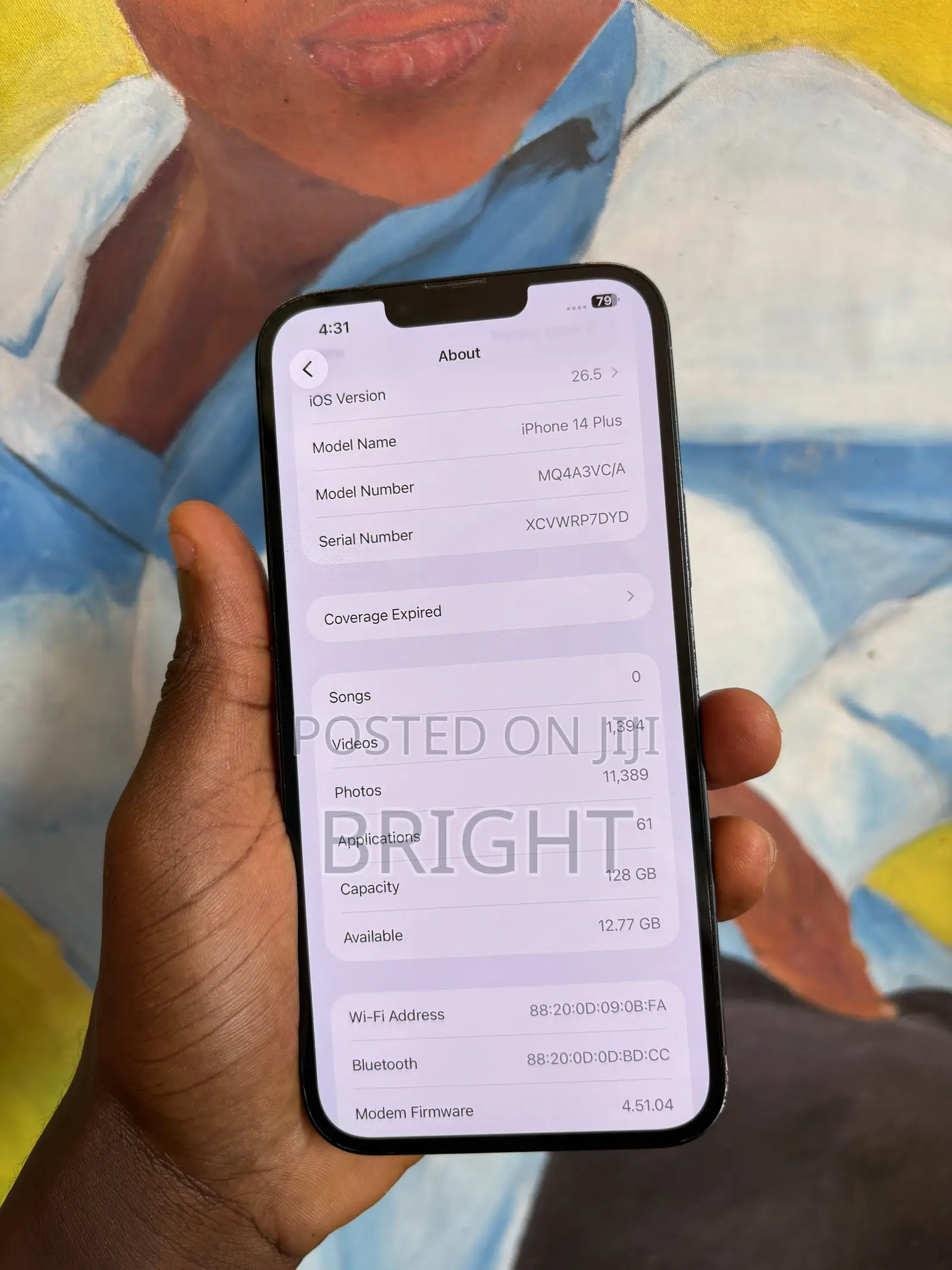 Apple iPhone 14 Plus 128 GB Black