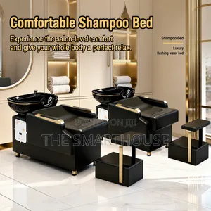 Executive Salon Shampoo Bed With Basin and Stool