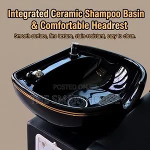 Executive Salon Shampoo Bed With Basin and Stool