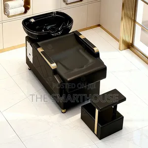 Executive Salon Shampoo Bed With Basin and Stool