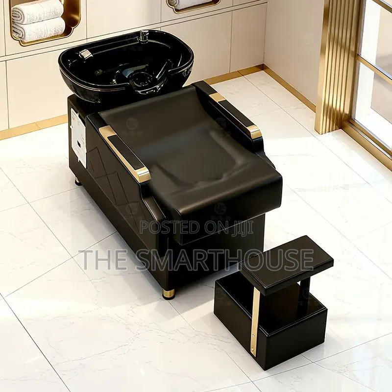 Executive Salon Shampoo Bed With Basin and Stool