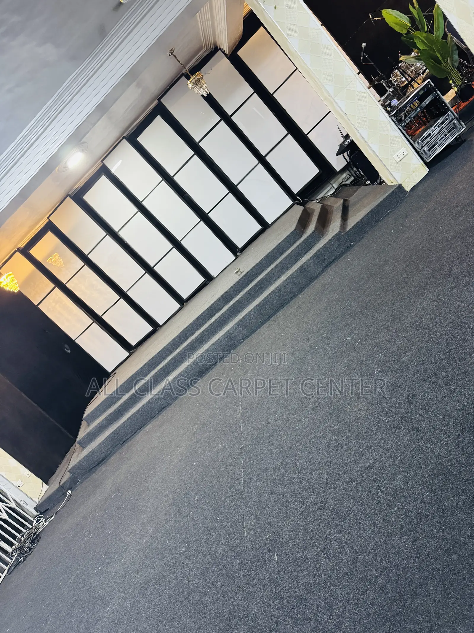 Grey Quality Floor Carpet for Church Pulpit and Conference Halls