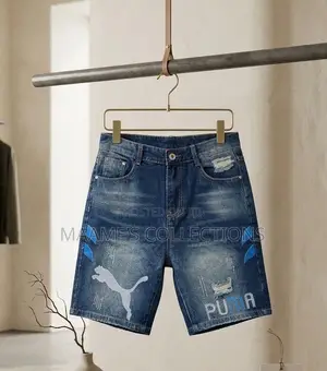 Distressed Denim Shorts Jeans for Men