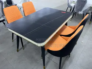 Marble Dining Table With Four Chairs