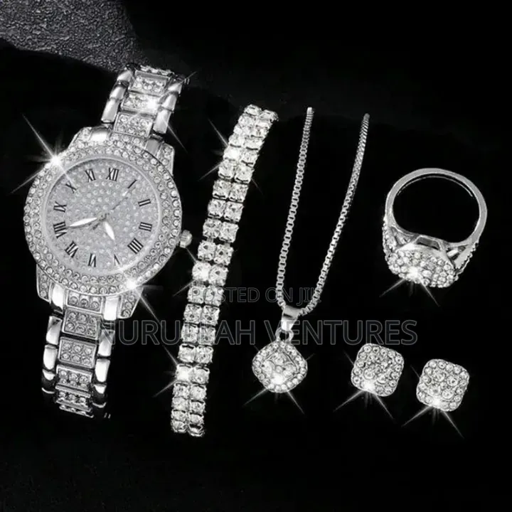 Luxury Ladies Watch Jewelry Gift Set