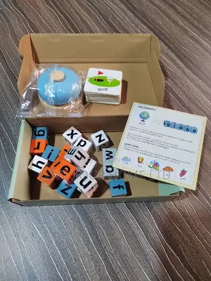Educational Learning Toy With Letter Blocks Bell