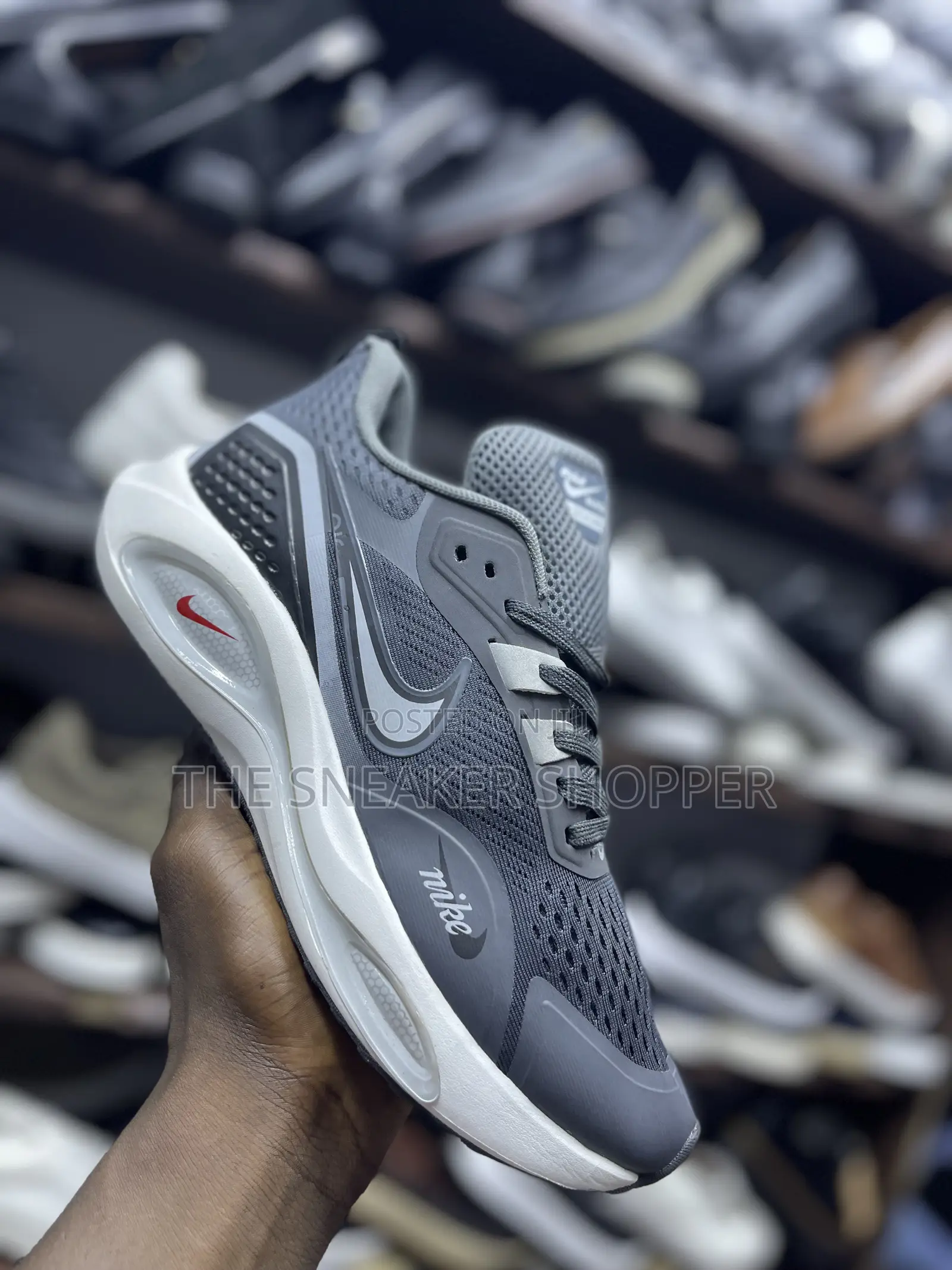 Nike Running Ash And Under White