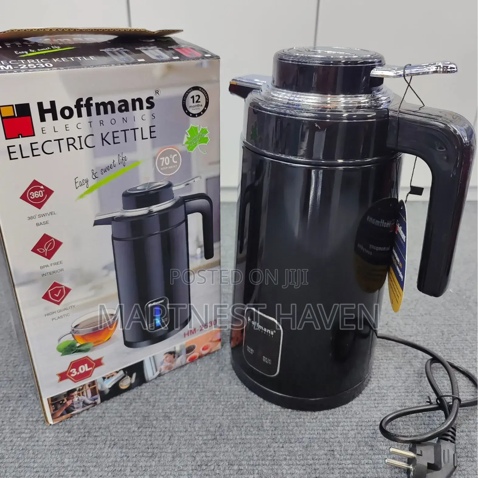 Hoffmans Hm- Vacuum Kettle-3l