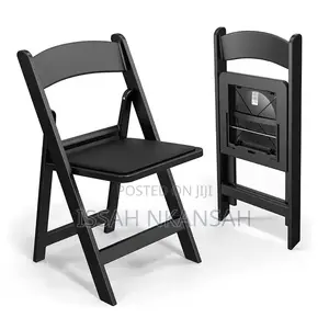 Black Resini Folding Chair