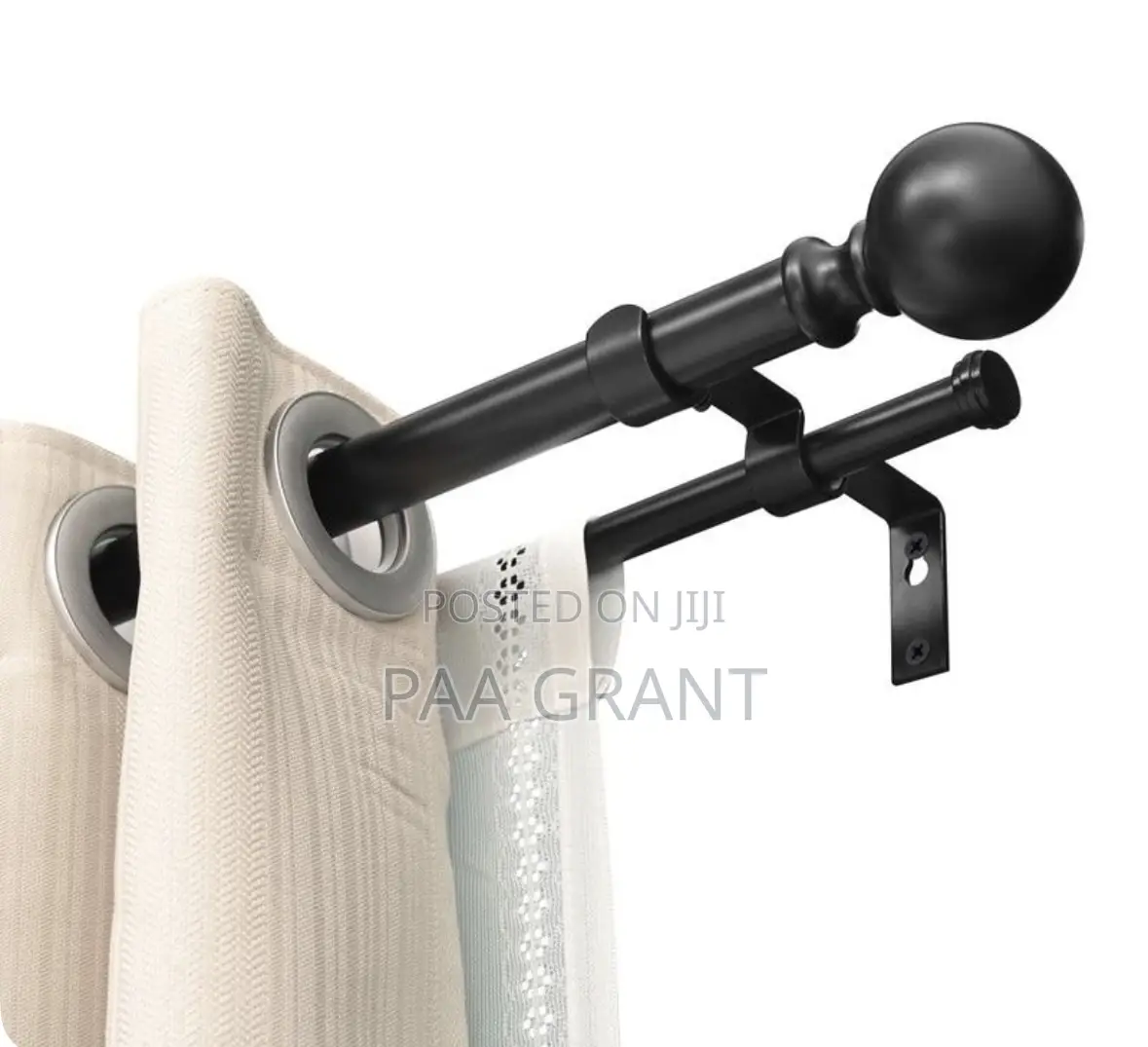 Heavy Duty Double Luxury Extendable Curtains Rods