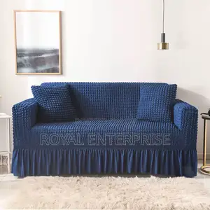 Soft Touch Skirt Sofa Cover ( 3 in 1 Cover )