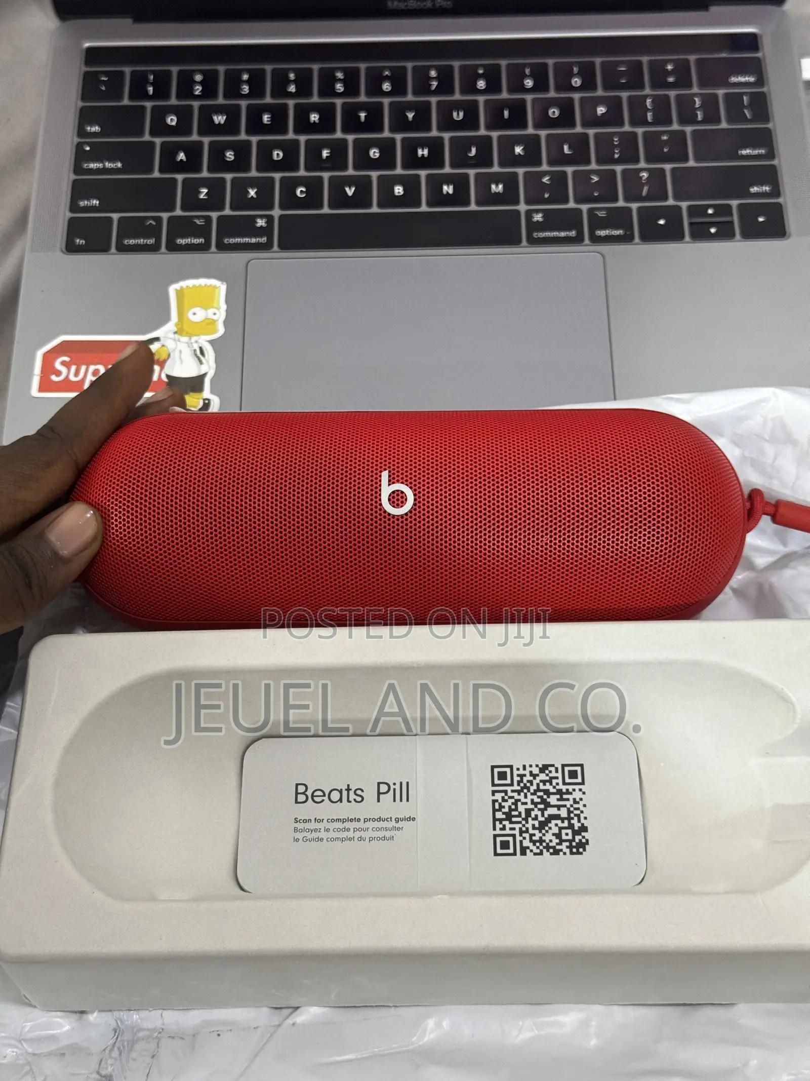 Beats Pill Wireless Bluetooth Speaker (Latest Model) - (Statement Red)