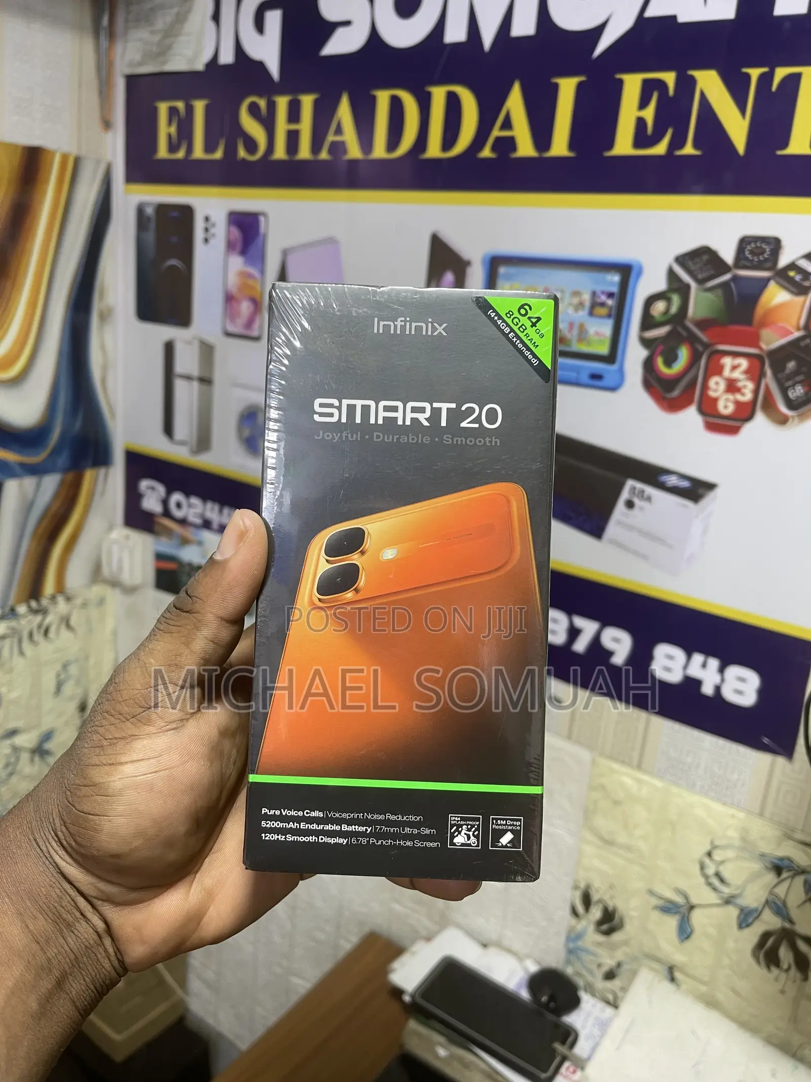 New Infinix Smart 20 64 GB Black