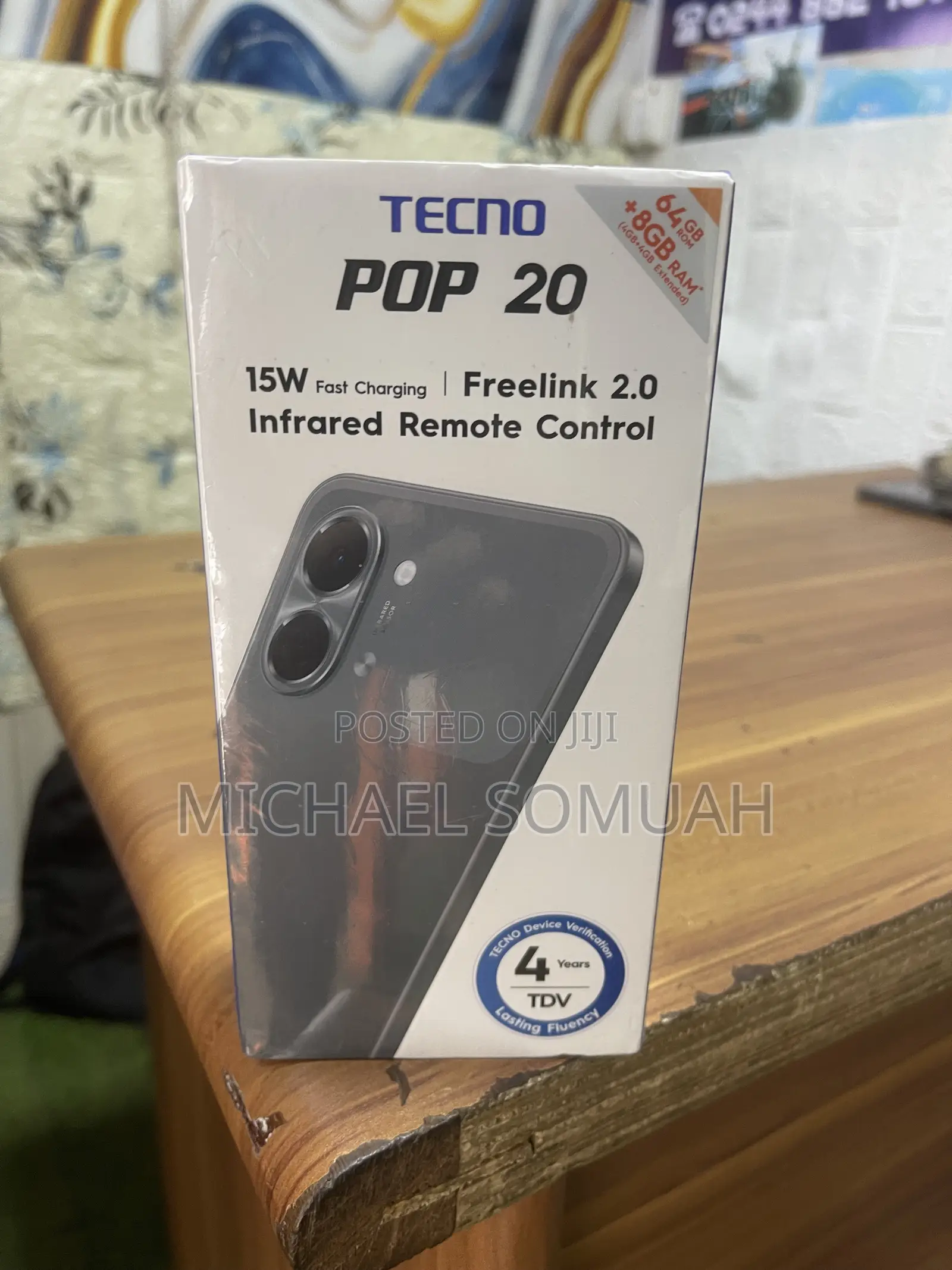 New Tecno Pop 20 64 GB Black
