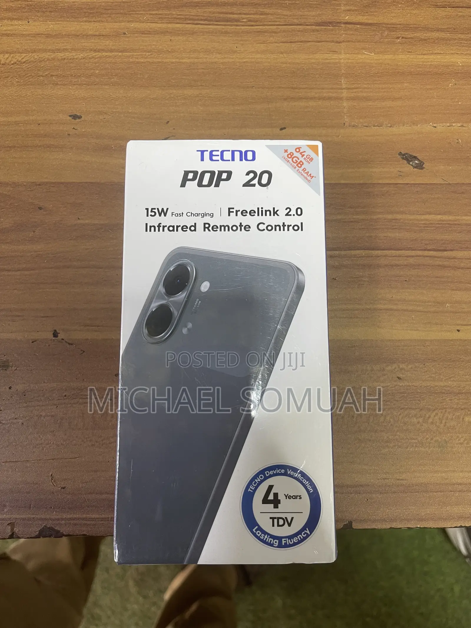 New Tecno Pop 20 64 GB Black