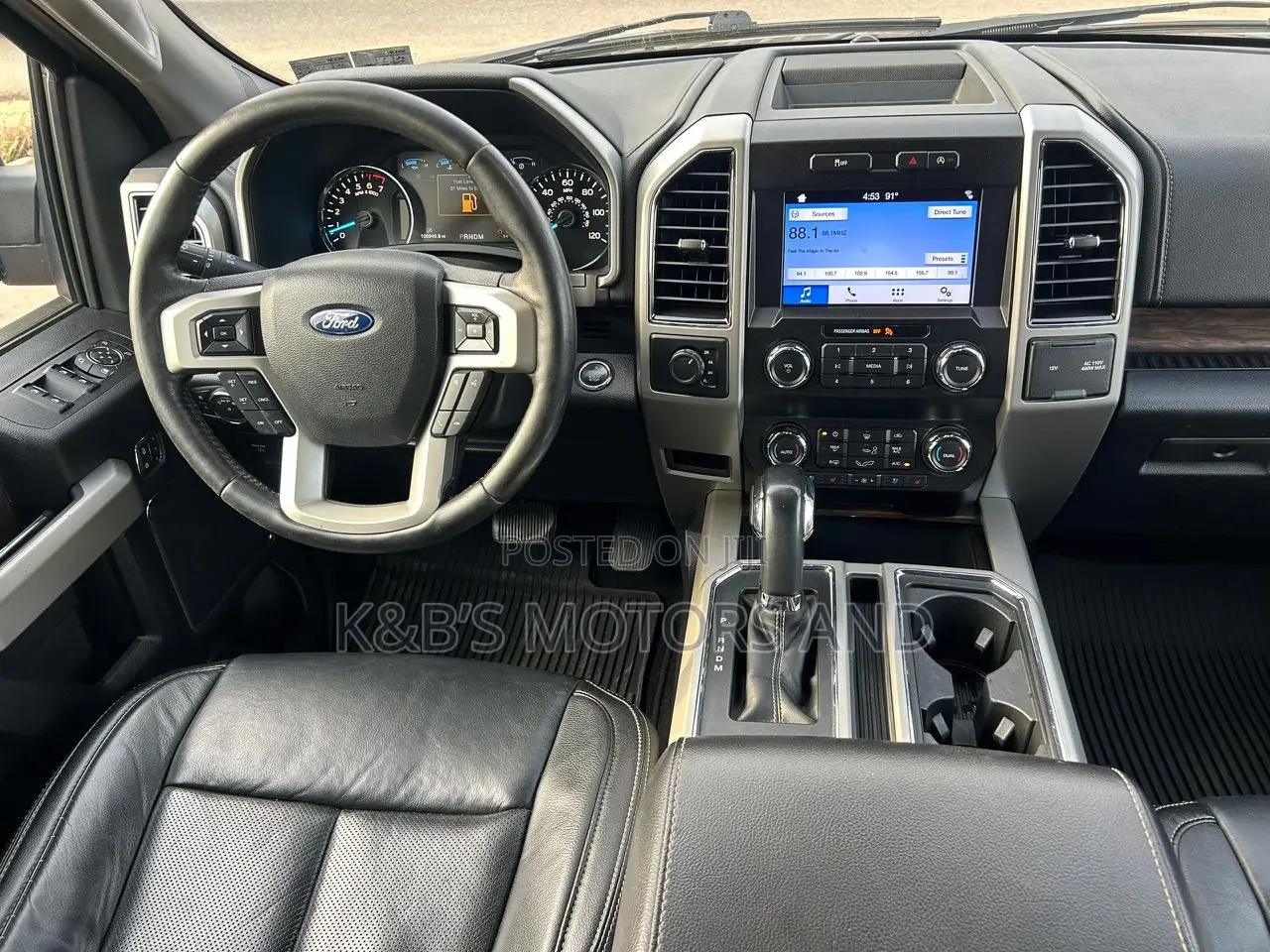 Ford F-150 Lariat 4x4 SuperCab Styleside 6.5 ft. box 145 in. WB 2019 Blue