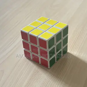Plastic Rubik's Cube (White)