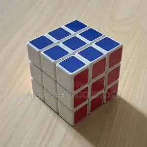 Plastic Rubik's Cube (White)