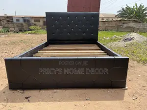 Luxury Upholstered Bed Frame – Available in Multiple Colors!