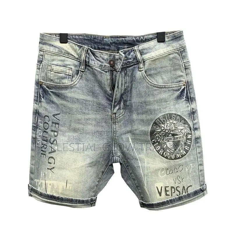 All Men’S Street‐Style Denim Shorts