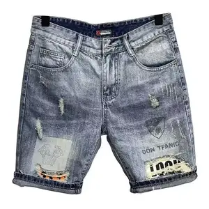 All Men’S Street‐Style Denim Shorts