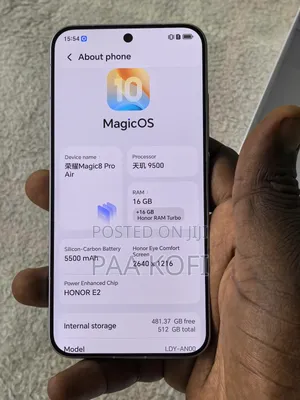 New Honor Magic8 Pro Air 512 GB Purple
