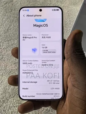 New Honor Magic8 Pro Air 512 GB Purple