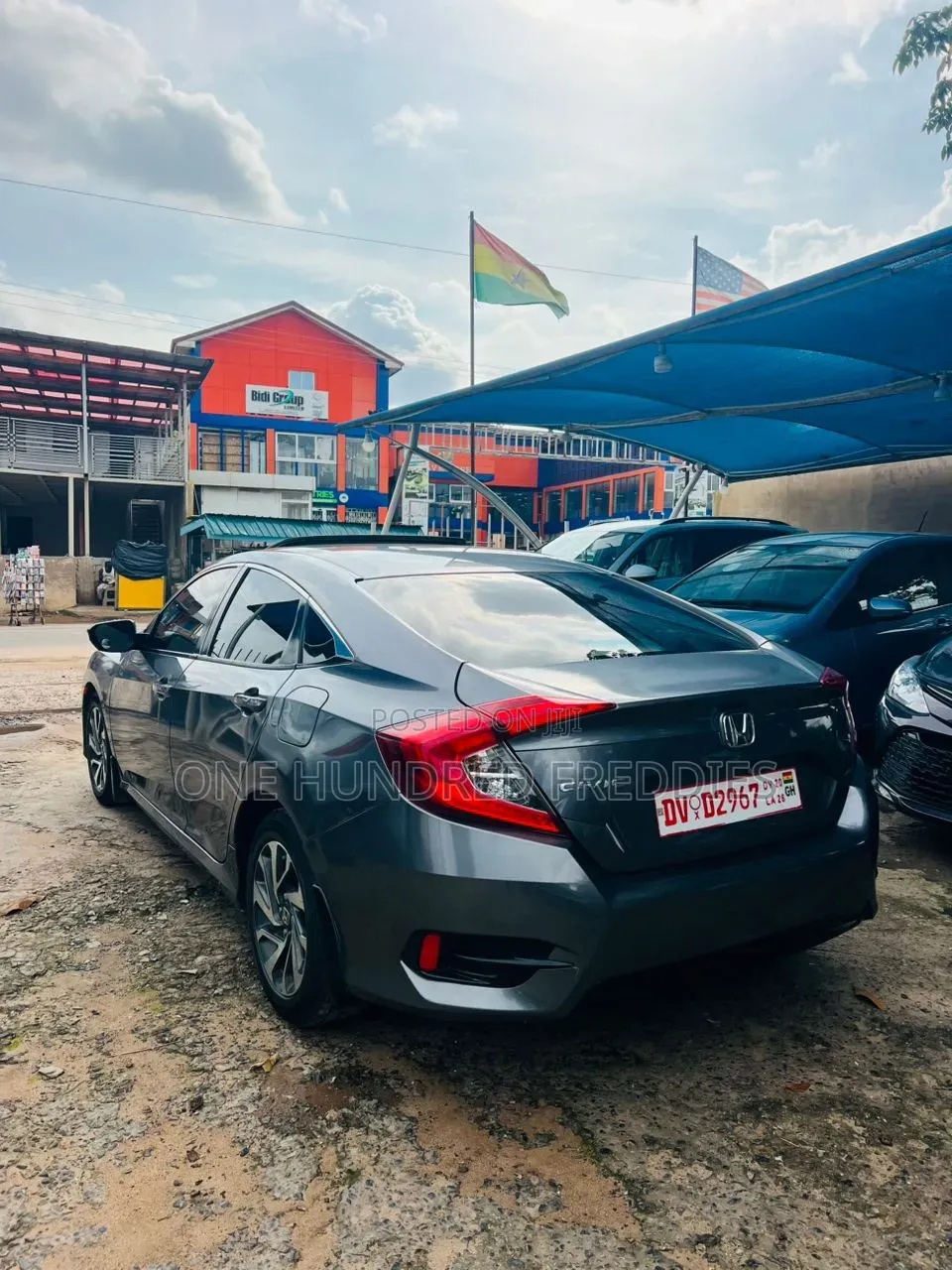 Honda Civic EX 4dr Sedan (2.0L 4cyl) 2017 Gray