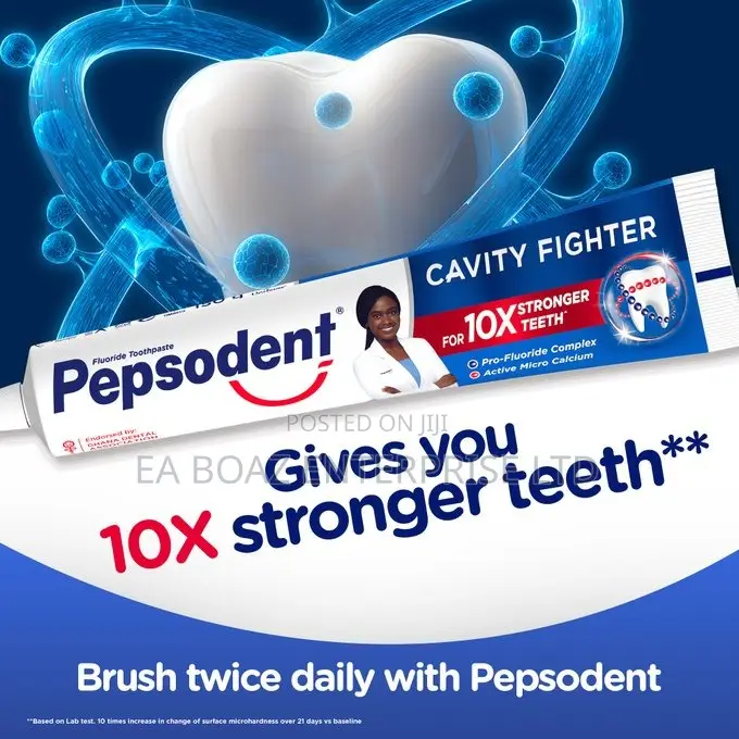 Pepsodent Cavity Fighter for 10x Stronger Teeth Toothpaste 6pcs - 175g