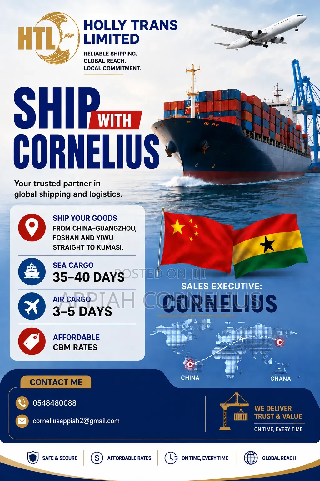 Air Freight,Sea Freight,Warehousing and Custom Clearance