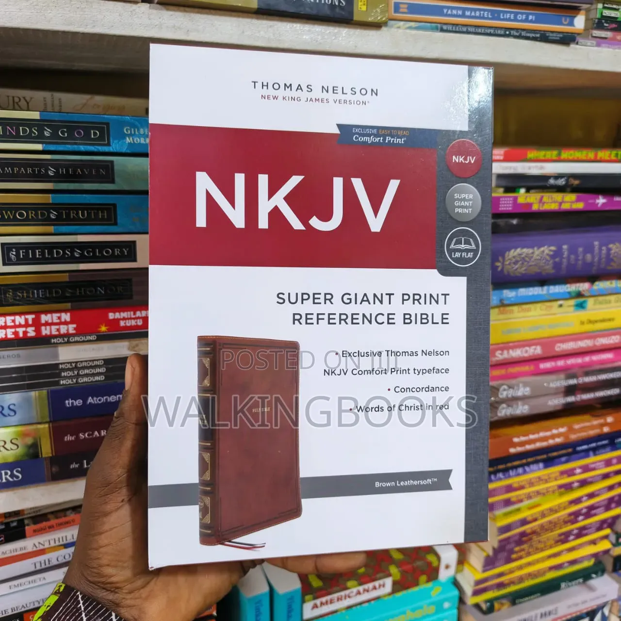 NKJV Super Giant Print Reference Bible by Thomas Nelson