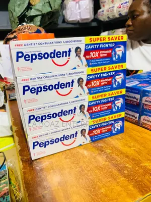 Pepsodent Cavity Fighter for 10x Stronger Teethtoothpaste 12pcs- 110g