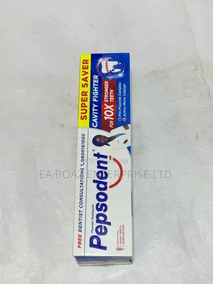 Pepsodent Cavity Fighter for 10x Stronger Teethtoothpaste 12pcs- 110g