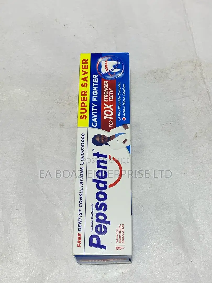 Pepsodent Cavity Fighter for 10x Stronger Teethtoothpaste 12pcs- 110g