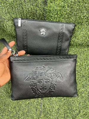 Versace Leather Clutch Bags