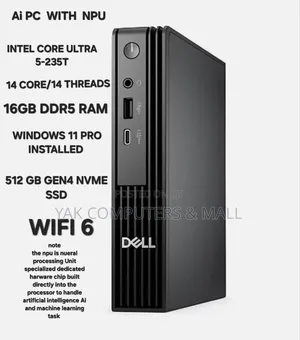 New Dell Pro Slim QCS1250 SFF 16GB Intel Core Ultra 5 SSD 512GB