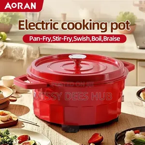 6l Cast Iron-Like Electric Cooking Pot