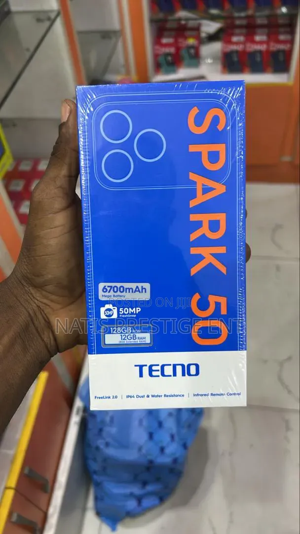 New Tecno Spark 50 128 GB Black