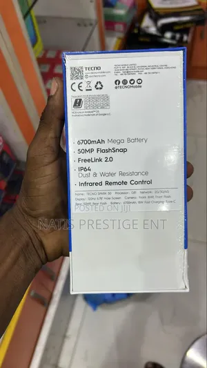 New Tecno Spark 50 128 GB Black