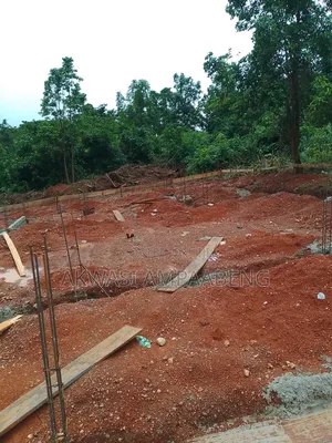 Full Plot at Ejisu Kwaso 100*80 the Plot Is Behind the Foundation