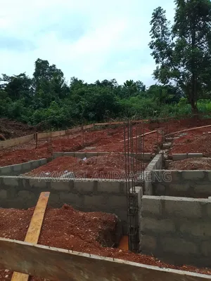 Full Plot at Ejisu Kwaso 100*80 the Plot Is Behind the Foundation