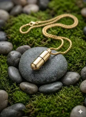 Unisex Bullet Pendant Necklace