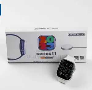 Smart Watch Series 11 Big Display Bluetooth Call Fitness Watch -Silver