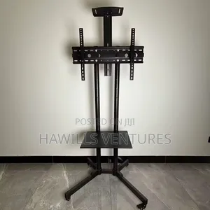 Tv Stand Featuring a Heavy- Duty Steel Frame to Hold Screen 32-70".